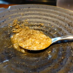 明道町中国菜 一星 - コーチン白湯スープにご飯を入れてトリュフ雑炊風