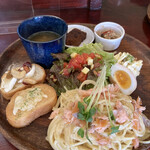 燻製マーケット - 燻製パスタセット。