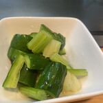 源亀 - セロリときゅうりの浅漬け