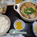 丸の内食堂 - 肉鍋定食８２０円