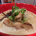 濃厚鶏白湯拉麺 乙 - 濃厚鶏白湯拉麺