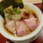 麦と麺助 - 特製蔵出し醤油そば1240円