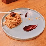 ビストロ コパン - 2020.10.30 モンブラン③