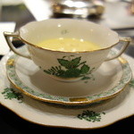 銀座うかい亭 - とうもろこしの逸品・冷製スープ