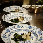 銀座うかい亭 - 焼鮑　有明海苔の香り