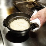 銀座うかい亭 - 食事：釜炊き新生姜ご飯