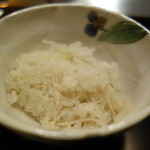 銀座うかい亭 - 食事：釜炊き新生姜ご飯