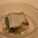 霞町 すゑとみ - 鮑と鱧そうめん