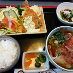 きしめん定食(税込950円)