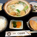 くるまや - 鍋焼うどんランチ(税込980円)