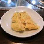 オッシリソウル - 参鶏湯定食 1000円 の玉子焼き