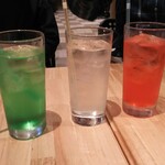 ボーノ - トマト・ソーダ   レモン・ソーダ   グリーンアップル・ソーダ  で 期せずして  イタリアン・トリコロール