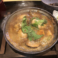 御料理あきやま - 牡蠣の土手鍋 御料理あきやま - 牡蠣の土手鍋