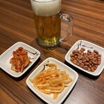 故郷味 - ビールと前菜