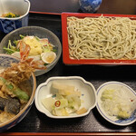 そば会席 立会川 吉田家 - 【平日限定】天ざるセット