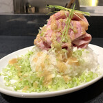 Japanese Soba Noodles 蔦 - 「葱塩ロース飯」500円