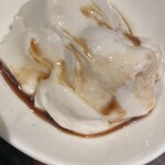 もぐら酒場 アジイチバ - 手作り‼︎ジーマミ豆腐‼︎自家製の黒糖醤油でどうぞ‼︎