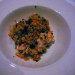 カーザ ヴィニタリア - 蟹リゾピラフを取り分けて★2012/7