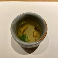 恵比寿 鮨 栞庵 やましろ - 松茸出汁