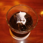 カフェ ジートレス - この日二杯目のアイスコーヒー