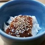 栄寿司 - 山芋短冊　練り梅