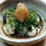 栄寿司 - なのでさざえの肝はポン酢和えで。