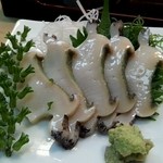 栄寿司 - 鮑のお造り