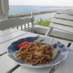 みはらし亭 - 海鮮焼きそば　期間限定価格で100円　（2012年7月まで)