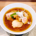 中華そば 深緑 - 白出汁
      もろみポーク１枚  ロース　@1,100