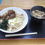 手打ちうどん ろくでなし - 本日は肉つけうどん並盛