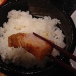 Kurara - 日替り定食 厚切り豚バラのキムチ炒め（600円）2012年7月