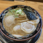 関西 風来軒 - Wスープラーメン半熟煮玉子入り♪