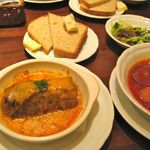 Cランチ メインのロールキャベツが来ましたぞ♪