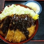 お食事処　山下 - 味噌カツ丼　６５０円