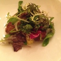 ル・ブルギニオン - うなぎのテリーヌとフォアグラのサラダ仕立て