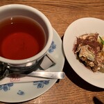 鎌倉パスタ - 本日のデザートと紅茶