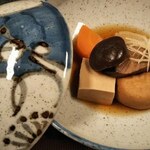 ホテル山水 - 鰤と野菜炊合せ