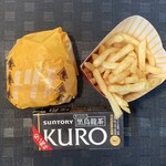 マクドナルド - トリチ（トリプルチーズバーガー）ＬＬセット　７３０円 （No.642 通常７９０円）　トリチ＋マックフライポテトＬ＋ドリンクＬ（サントリー黒烏龍茶#濃いめ も可）　(2020/10)