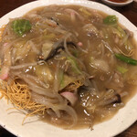 東園 - あんかけ焼きそば（カタ）