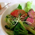 ビストロ バンマリー - セットのサラダは、きっちり冷たい。
