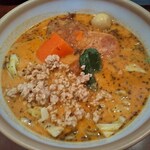 SOUP CURRY KING - チキンカリー+ひき肉
