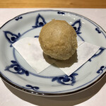 一碗水 - 芋角(海老芋 中国式コロッケ 香茸、合鴨、海老)