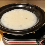 一碗水 - 母米粥 このお粥でしゃぶしゃぶするよ〜