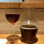 一碗水 - 大越紹興貴酒 15年 デキャンタ開けたて