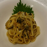 東天閣 - 蝦夷鮑の和えそば