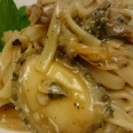 東天閣 - 蝦夷鮑の和えそば