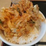 いろり庵きらく - ミニかき揚げ丼