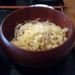 そば処たんぽぽ - お昼のサービスメニュー2のたぬきそば