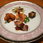 Ginza Asuta - コース「珊瑚」季節の前菜盛り合わせ