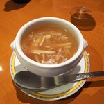 Ginza Asuta - コース「珊瑚」ふかのひれとたっぷりのきのこスープ